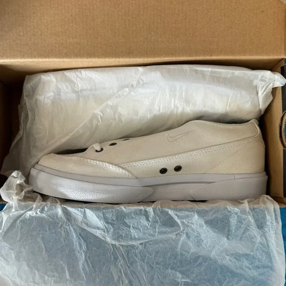 Vintage NIKE GTS White Canvas - Women’s Size 7 - Picture 4 of 16